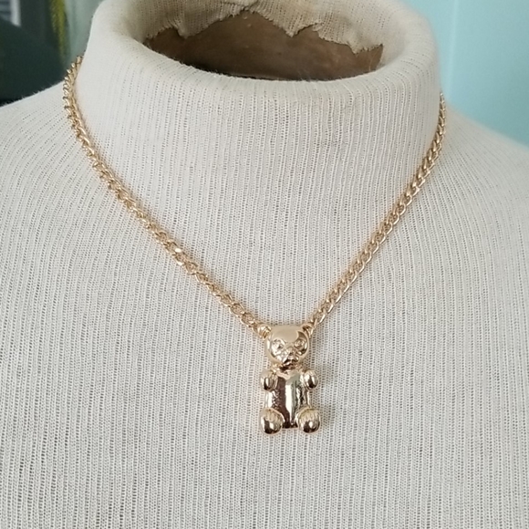 Betsey Johnson Jewelry - BETSEY JOHNSON GOLDTONE BEAR
